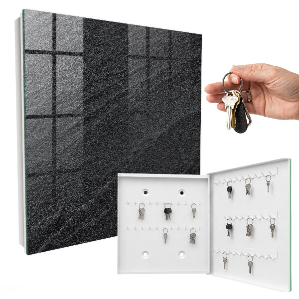Schlüsselbox für die Wand mit Steinstruktur
