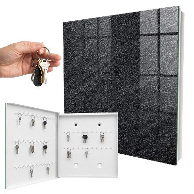 Schlüsselbox für die Wand mit Steinstruktur