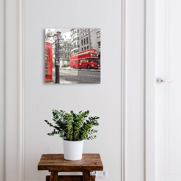 Schlüsselbox im Design Londons Kontrast