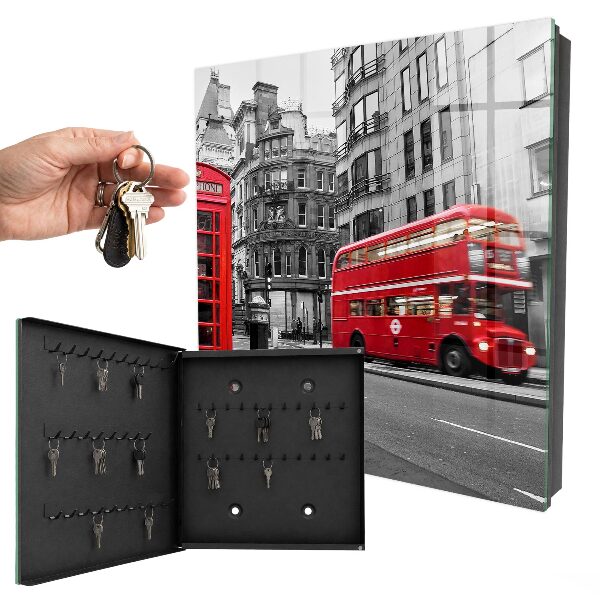 Schlüsselbox im Design Londons Kontrast