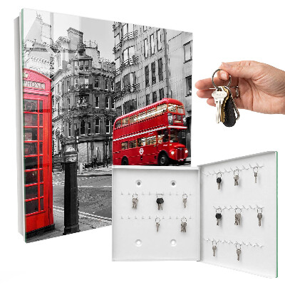 Schlüsselbox im Design Londons Kontrast
