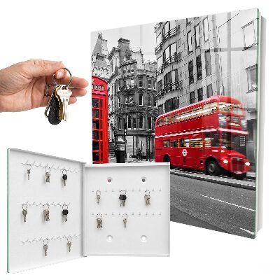 Schlüsselbox im Design Londons Kontrast