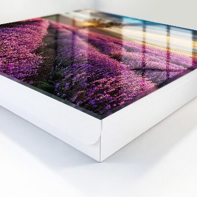 Schlüsselkasten im Design Lavendel-Sonnenuntergang