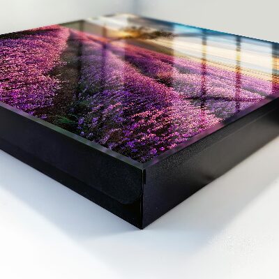 Schlüsselkasten im Design Lavendel-Sonnenuntergang