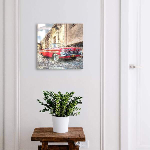 Schlüsselbox für die Wand im Retro-Auto-Design