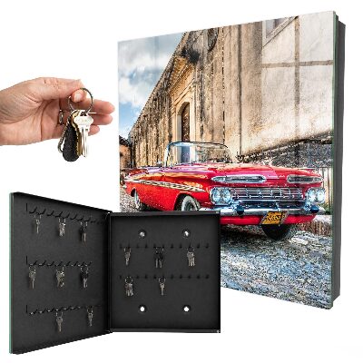 Schlüsselbox für die Wand im Retro-Auto-Design