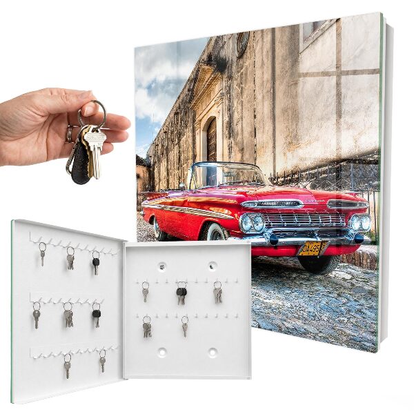 Schlüsselbox für die Wand im Retro-Auto-Design