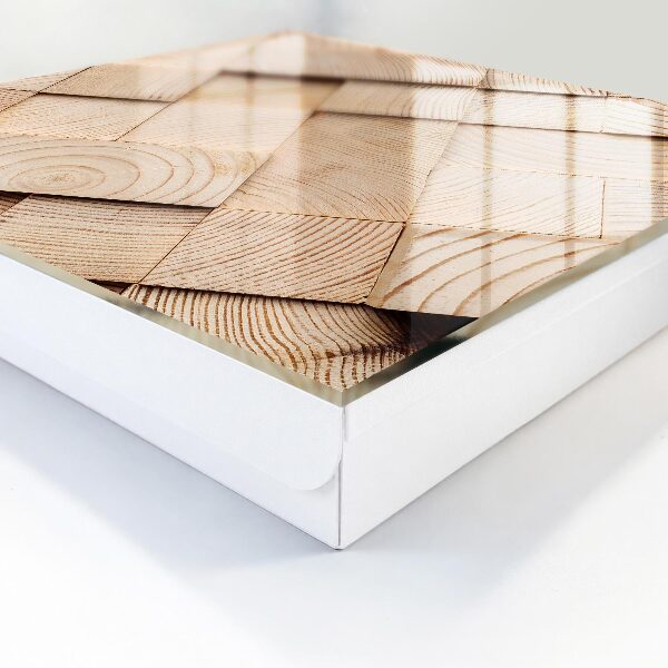 Schlüsselkasten mit Holzstruktur