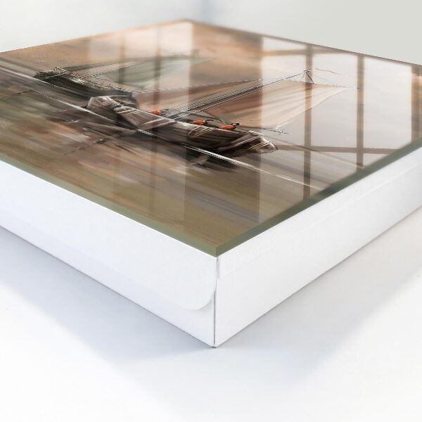Schlüsselbox zur Wandmontage mit Motiv Segelboote