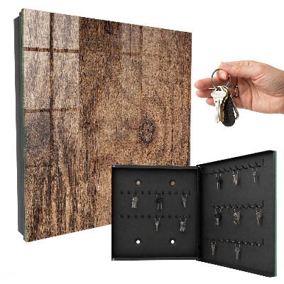 Schlüsselkasten mit Holzstruktur