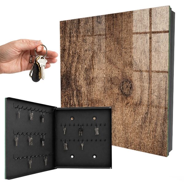 Schlüsselkasten mit Holzstruktur