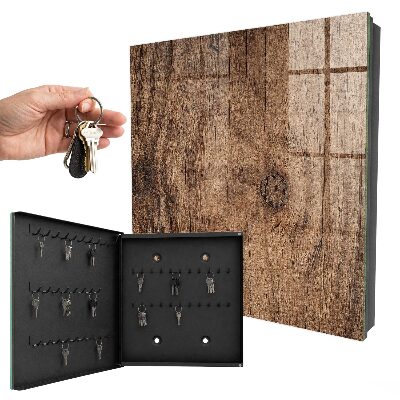 Schlüsselkasten mit Holzstruktur