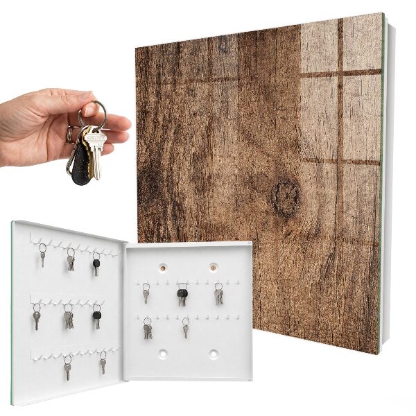 Schlüsselkasten mit Holzstruktur