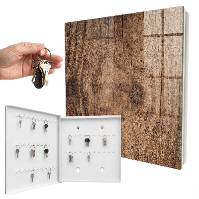 Schlüsselkasten mit Holzstruktur