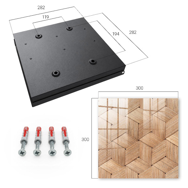 Schlüsselkasten mit Motiv Die Geometrie der Natur