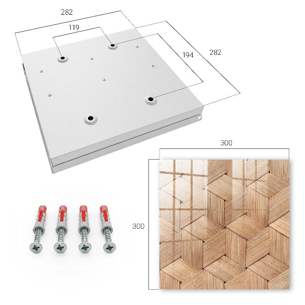 Schlüsselkasten mit Motiv Die Geometrie der Natur