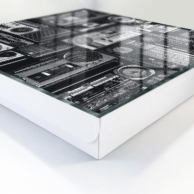 Schlüsselbox mit Motiv Musikalische Nostalgie