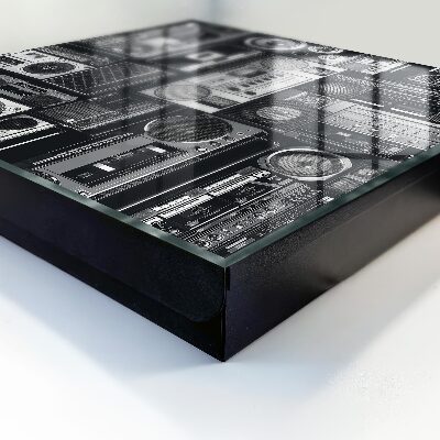 Schlüsselbox mit Motiv Musikalische Nostalgie