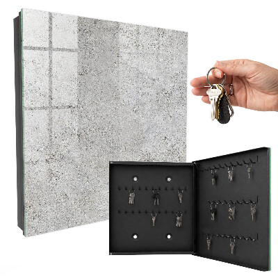Schlüsselbox für die Wand in Grau