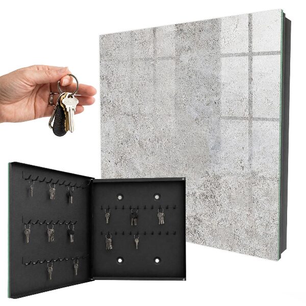 Schlüsselbox für die Wand in Grau