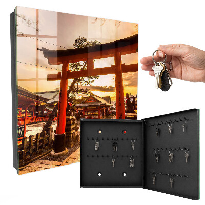 Schlüsselkasten mit Motiv Japanisches Tor