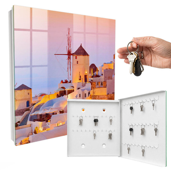 Schlüsselbox mit Motiv Griechische Insel