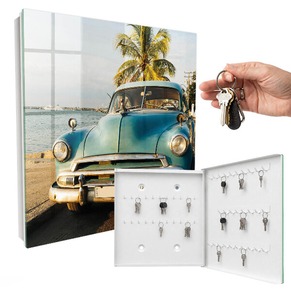 Schlüsselbox im Retro-Auto-Design
