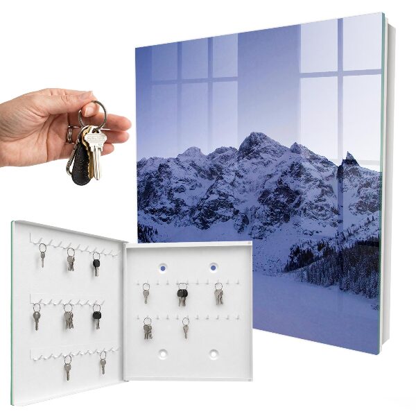 Schlüsselbox zur Wandmontage Design Winterliche Majestät