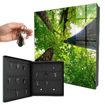 Schlüsselkasten mit Waldhimmel Motiv