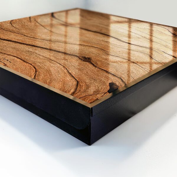 Schlüsselbox mit Holzstruktur