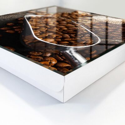 Schlüsselkasten mit Kaffeebohnen Design