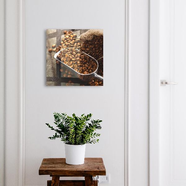 Schlüsselkasten mit Kaffeebohnen Design