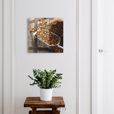 Schlüsselkasten mit Kaffeebohnen Design