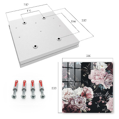 Schlüsselbox mit Motiv Der Zauber der Blumen