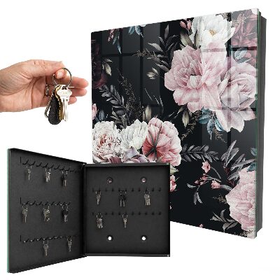 Schlüsselbox mit Motiv Der Zauber der Blumen