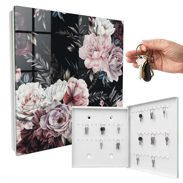 Schlüsselbox mit Motiv Der Zauber der Blumen