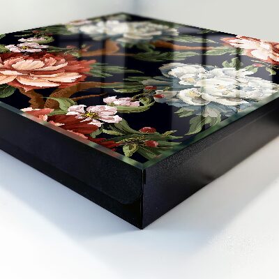 Schlüsselbox zur Wandmontage Motiv Blumen der Natur