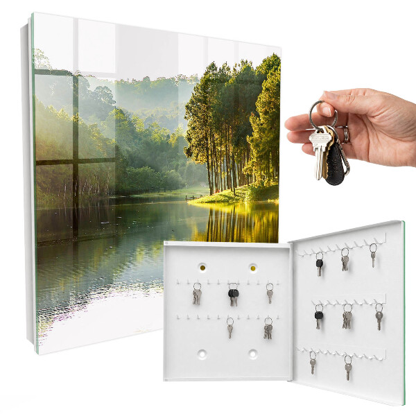 Schlüsselkasten mit Motiv Grüne Landschaft