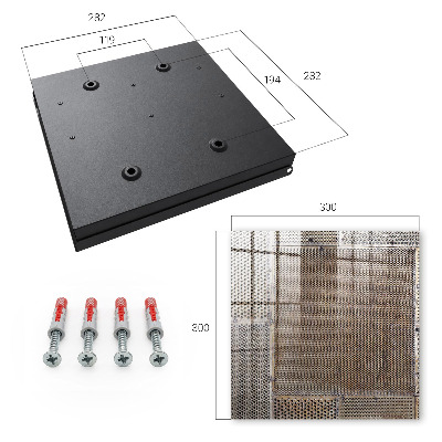 Schlüsselbox für die Wand im Industriemuster