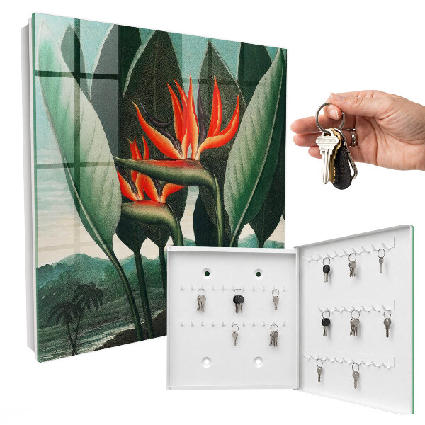 Schlüsselkasten mit Motiv Exotische Natur