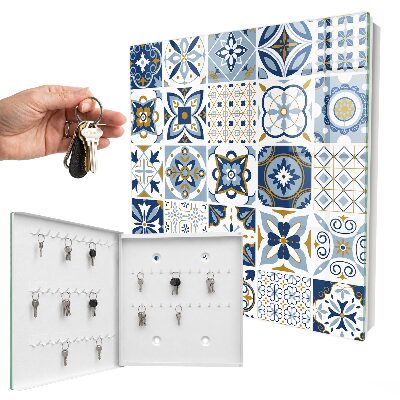 Schlüsselkasten im Design Bunte Fliesen