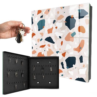 Schlüsselbox zur Wandmontage mit buntem Design