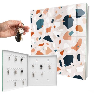 Schlüsselbox zur Wandmontage mit buntem Design