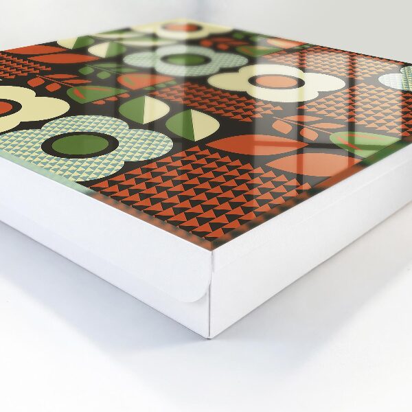 Schlüsselbox mit Motiv fröhliche Blumen