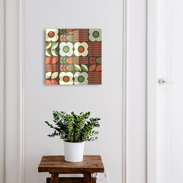 Schlüsselbox mit Motiv fröhliche Blumen
