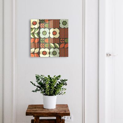 Schlüsselbox mit Motiv fröhliche Blumen