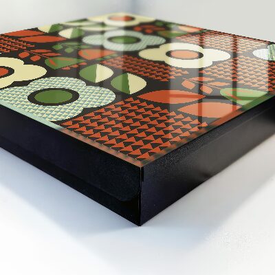 Schlüsselbox mit Motiv fröhliche Blumen