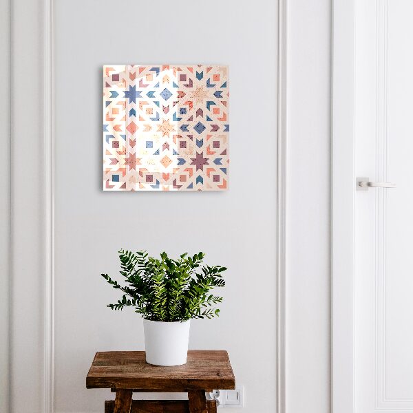 Schlüsselkasten mit geometrischem Muster