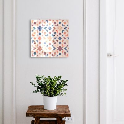 Schlüsselkasten mit geometrischem Muster