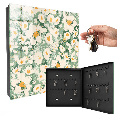 Schlüsselkasten mit Blumenmuster